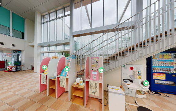 3Dバーチャルツアー撮影事例|清水町立図書館2