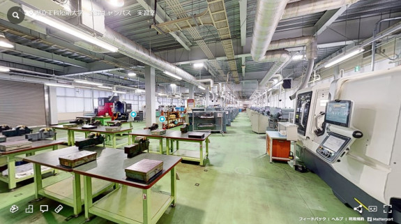 3Dバーチャルツアー撮影事例|静岡県立工科短期大学 沼津キャンパス1