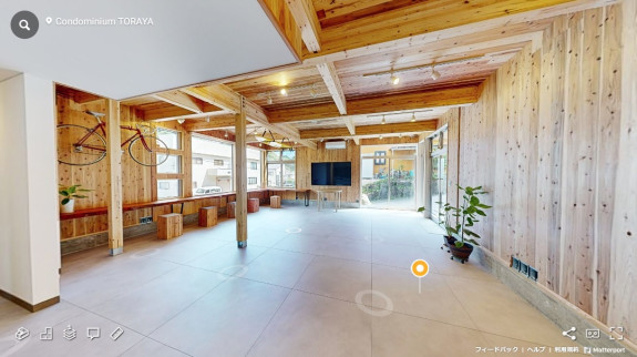 3Dバーチャルツアー撮影事例｜コンドミニアム　とらや1