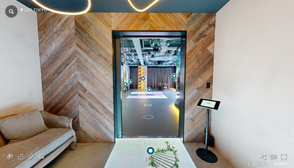 3Dバーチャルツアー撮影事例｜LED TOKYO株式会社2