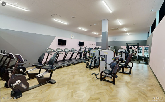 3Dバーチャルツアー撮影事例｜フィットネスジムFIT365水沢2