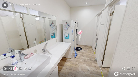 3Dバーチャルツアー撮影事例｜ピュアストレングス フラワー3