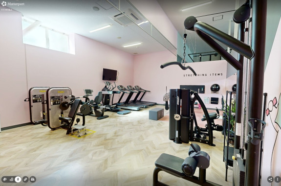3Dバーチャルツアー撮影事例｜フィットネスジムFIT365北上2